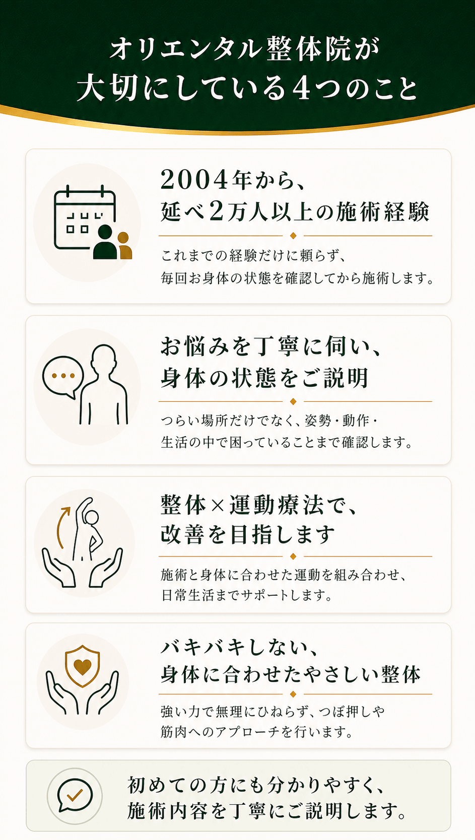大切にしている4つのこと